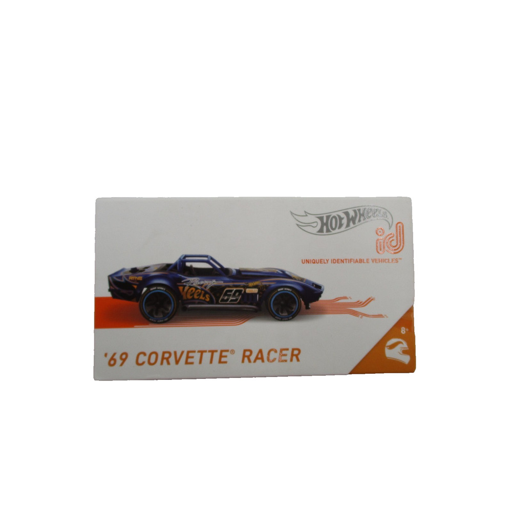 Hot Wheels id '69 Corvette Racer 1:64 Die-Cast Car Blue FXB19 Mattel Sealed